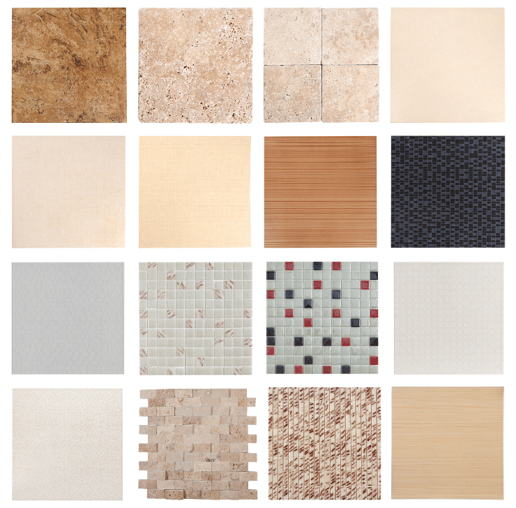 Different types of tiles