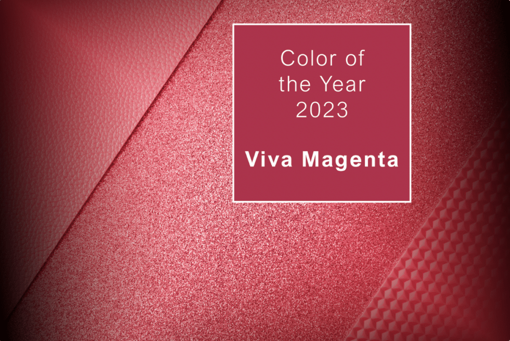 color of the year for 2023: Viva Magenta by Pantone