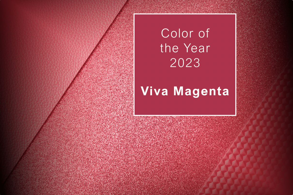 color of the year for 2023: Viva Magenta by Pantone